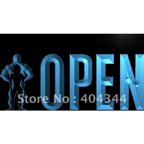 LK800- OPEN Gym Fitness Centre NEW LED Neon Light Sign home decor crafts