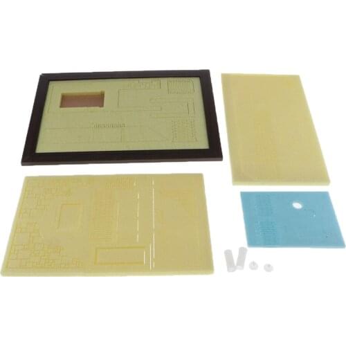 1:35 Scale Miniature Scene Assembly Building for Sand Table DIY Toy Kit