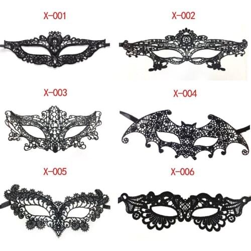 Fashion Black Lace Mask Halloween Masquerade Nightclub Women Mask Party Accessories Wholesale 50pcs/lot