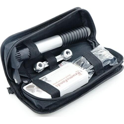 Bicycle Repair Tools Kit Portable Bike Tire Repair Kits Bicycle Tool Pump Cycling Puncture Repair Tool Bag Bike With Storage Bag