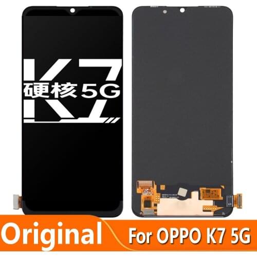 Original AMOLED Display 6.4"For Oppo K7 5G LCD Display Touch Screen Digitizer Assembly Replacement Parts