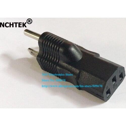 PDU PSU USP Power Adapter, IEC 320 C13 Female To Nema 5-15P Male Adapter, IEC Female to US Male Adapter/Free DHL Shipping/100PCS