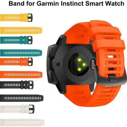Colorful Sports Watch Silicone Band Wristband Strap For Garmin Instinct Strap 22mm Replacement Wristband Smart Wrist Band Strap