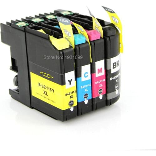 YOTAT Compatible Ink cartridge For brother LC117 LC115 For brother MFC-J4210N/ J4510N/ J4910CDW Brother DCP-J4215N