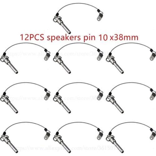 10PCS High quality New sealed speakers pin 10x38mm for line array speakers in professional audio and dj speakers