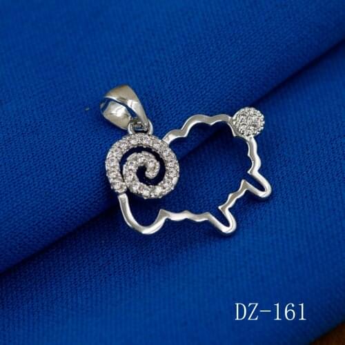 2017 vintage jewelry 925 silver small sheep the regent for female charm pendant Little sheep zircon women pendant