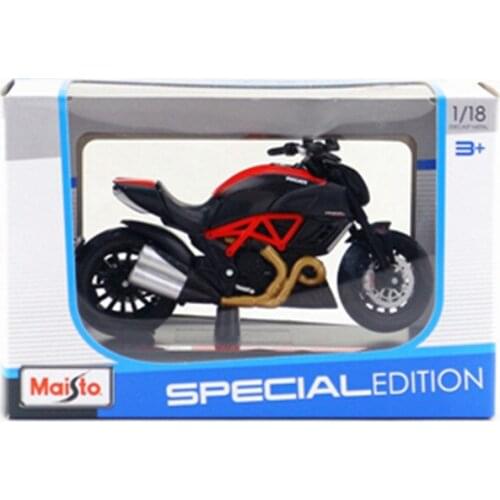 High-quality 1:18 alloy devil motorcycle model,classic street car collection ornaments,wholesale and retail
