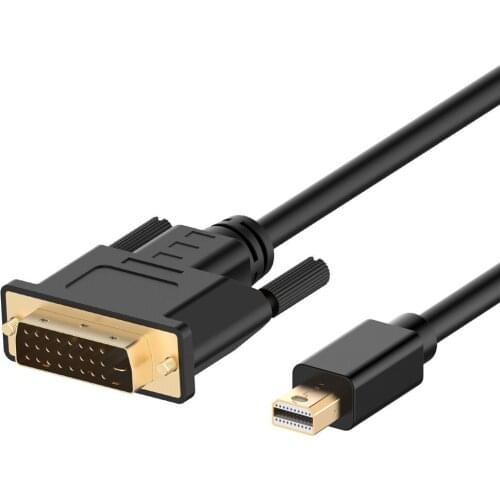 1M Mini DisplayPort (mini DP) to DVI cable Thunderbolt Port Compatible for MacBook Air Pro iMac Mac Mini Mac Pro