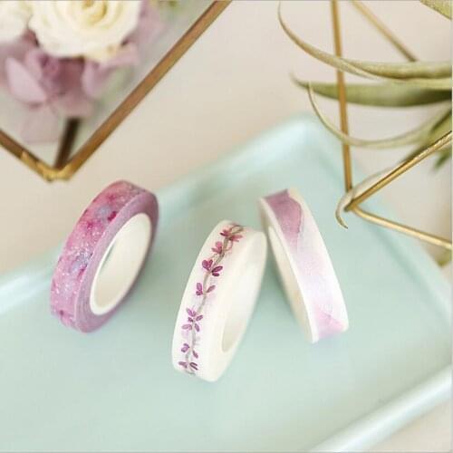 10mm*5m watercolor Pink Flowers Antiquity washi tape DIY decoration scrapbooking planner masking tape label sticker stationery