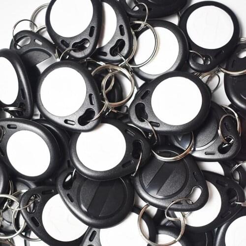 100pcs T5577 EM4305 Copy Rewritable Writable Rewrite Duplicate RFID Tag Can Copy EM4100 125khz card Proximity Token Keyfobs