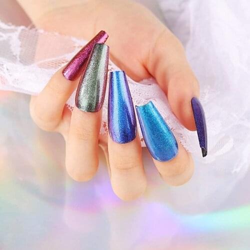 8 Colors Magic Resin Pigment Rainbow Pearl Powder Colorant Epoxy Mold Glitter Filling Material Manicure Decorations