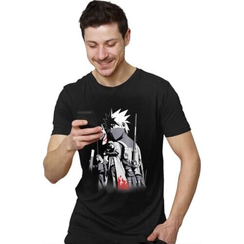 Anime Manga Men T Shirt Cotton Tees Simwill Tshirt Short Sleeve Urban T-shirt Gift
