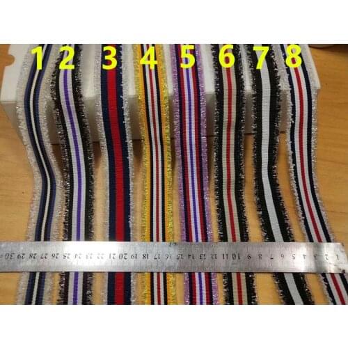 Free shipping 3cm shabby rib webbing, 14 colors available, YG0719A