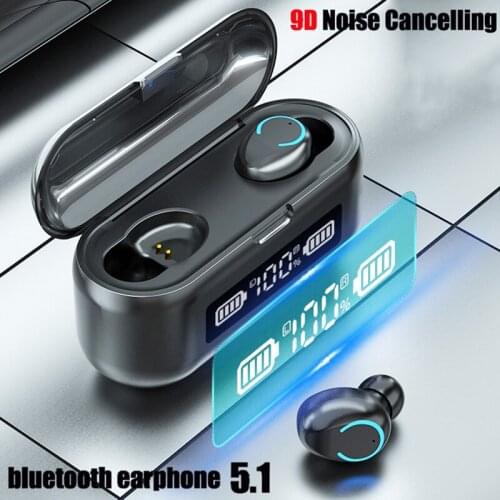 Bluetooth 5.0 Earphones Music Sports Wireless Bluetooth headset Waterproof Wireless Earphones Touch Control Headphones Bluetooth