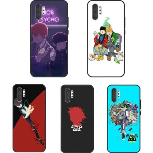 Mob Psycho 100 II Anime Phone Case For Samsung Galaxy S10 S9 S8 S20 FE S21 Ultra Note 20 Note9 Note 10 Plus Cover