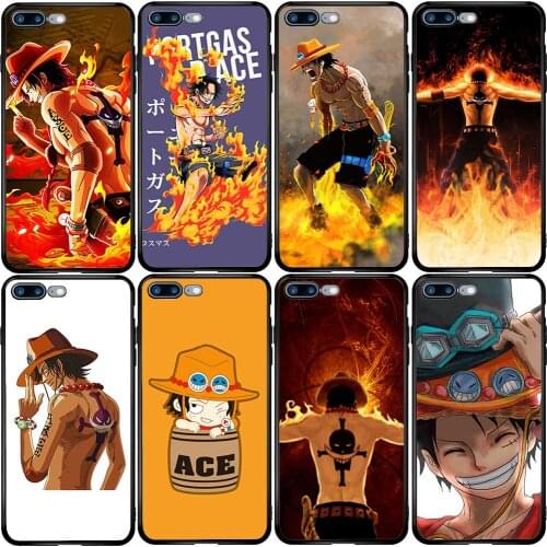 Phone Case for Xiaomi Redmi Note 10 9 9S 9A 8 8T 7 6 7A 6A 5A 5 A1 A2 A3 Pro Max Plus Lite One Piece Portgas D. Ace