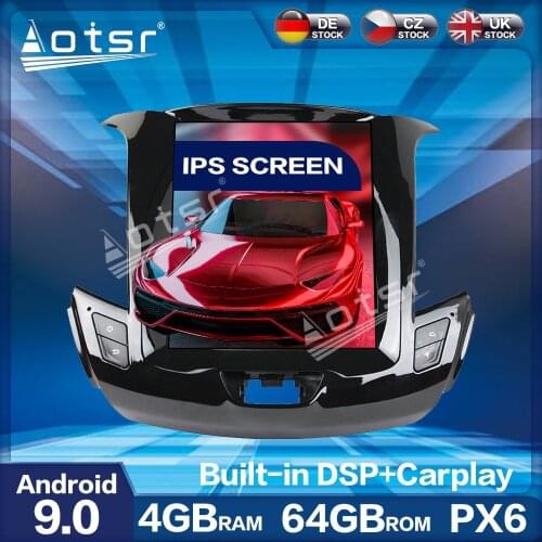 For Chevrolet CRUZE 2015 - 2017 Android 9 Multimedia Tesla Screen PX6 64GB Car Radio Player Auto GPS Navigation DSP carplay WIFI