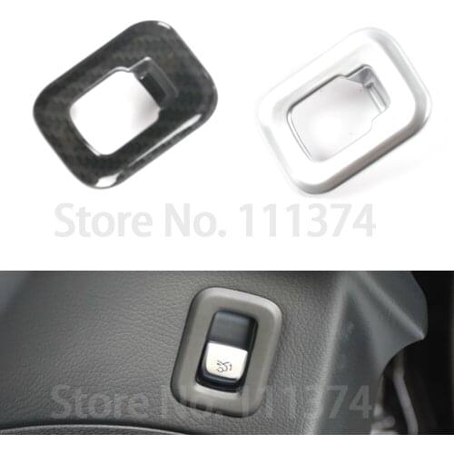 Chrome Carbon Look Trunk Switch Cover Trim For Mercedes Benz GLC X253 2015-2019 C W205 S205 A205 C205 Decoration Accessories