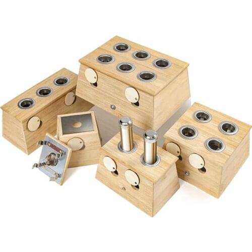 Moxibustion box wooden general body moxibustion family moxa grass smoked box wooden bamboo moxa stick physical therapy health ca