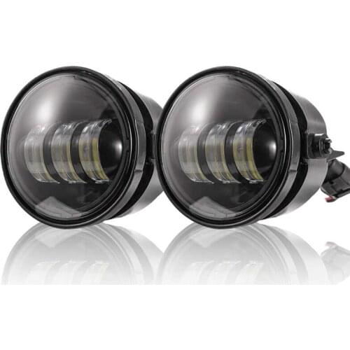 Round Fog Light is Suitable for 2011-2014 Ford F-150 LED Spotlight Fog Light Front Bumper Driving Light