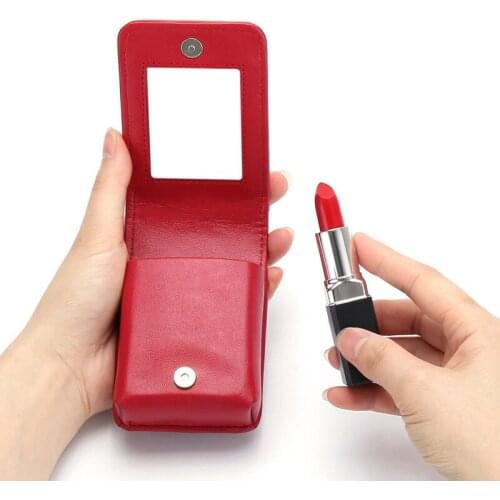 Fashion Genuine Leather Make Up Bag High Quality Cosmetic Bags Mini Toiletry Bag Luxury Womens Bags Small Kosmetyczka