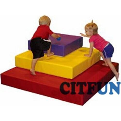 Kids Gym equipment soft play sets , Eco-friendly toddler foam climbing indoor playground CIT-RT006B