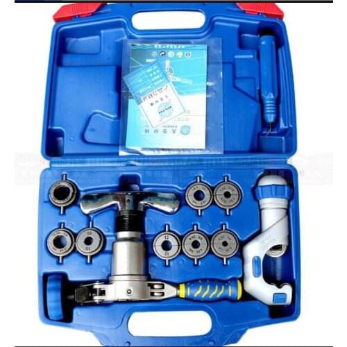 Copper tube flaring cutting tool kit, pipe flaring tool set WK-519FT-L
