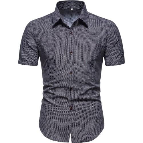 Novo de manga curta camisa Casual masculina impressa praia topo 2021verãomasculina camisa de manga curta tamanho europeu eua t