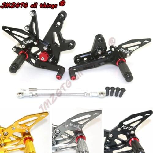 CNC Adjustable Rear Set Rearsets For KAWASAKI NINJA400 Ninja 400 2018 2019 2020 & Z400 2019 2020 Foot Rest