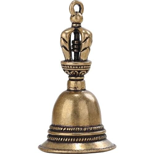 Christmas Tree Pendant Brass Handicraft Magic Bell Wind Bell Tibetan Bronze Bell Home Decor Pendant Antique Bell Shui Feng Bell