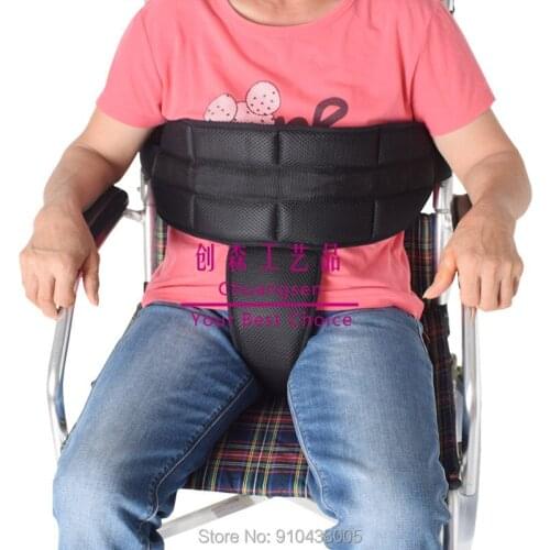 Adjustable Wheelchair Back Seat Fixing Belt Harness Strap Safety Front Cushion For The Elderly Braces Supports Patients Cares