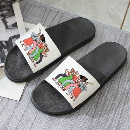 Women Summer Slippers Harajuku Slippers Home Indoor Slippers Slides Open Toe Shoes Girls Non-Slip On Flip Flops Zapatillas Mujer