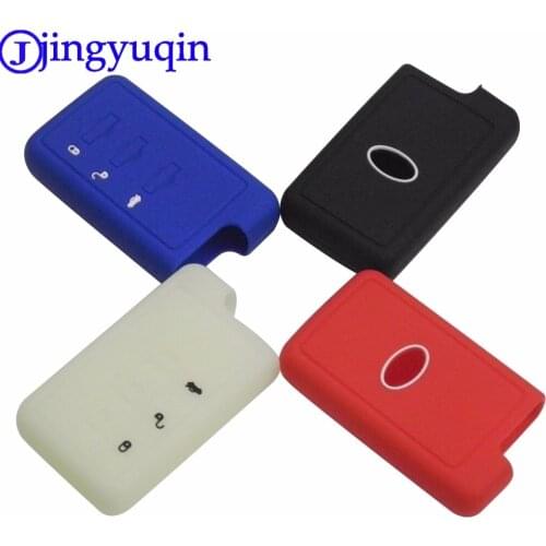 Jingyuqin Silicone Remote Smart Car Key Case Cover For Subaru XV Forester Outback Legacy 3 Buttons