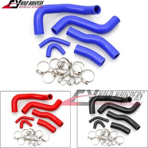 Motorcycle Radiator Silicone Coolant Hose water pipe For Kawasaki ZRX 1200 ZRX1200 2002 2003 2004 2005 2006 2007