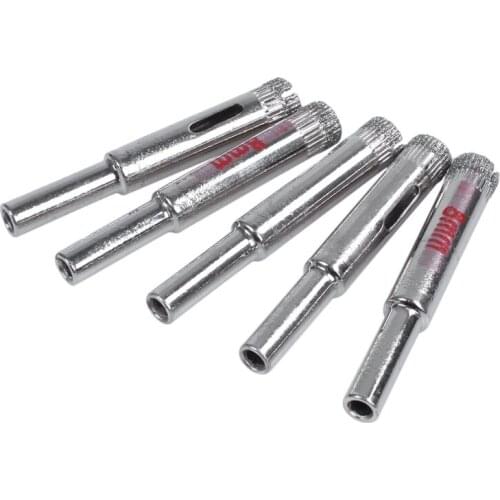 8Mm Diamond Coated Core Drill Bits Porcelain Glass Tile Hole Saw 20Pcs