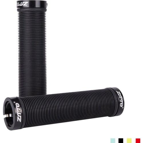 ZTTO Bicycle Grip Straight Handle Mountain Bike Silicone Handlebar Non-slip Bilateral Lock Handlebar Aluminum Bike Parts
