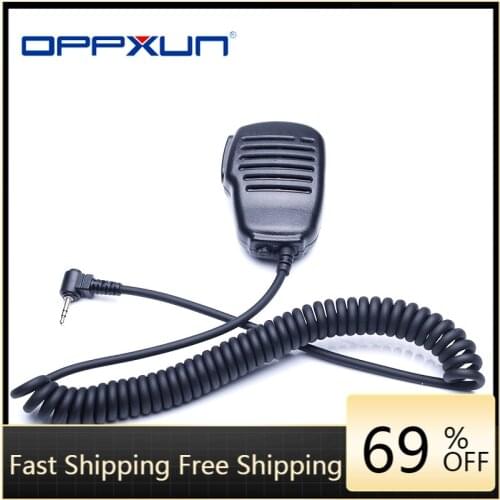 1 Pin 2.5mm Handheld Speaker Microphone Mic for Motorola Talkabout MD200 TLKR T5 T6 T80 T60 FR50 T6200 T6220 Walkie Talkie Radio