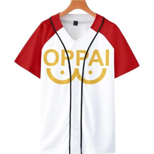 2021 Anime ONE PUNCH-MAN 3D Print T Shirt Men/Women Boys Girls Summer Short Sleeve Casual baseball T shirt Clothes