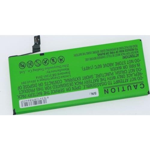 Xunneng 616-0804 616-0805 Battery for Apple iPhone 6 A1586 A1589 A1549 1800mAh