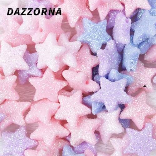 100Pcs/Bag Acrylic Spacer Beads Five-pointed Star 4 Color Beads For Jewelry Making DIY Bracelet Necklace Accesories