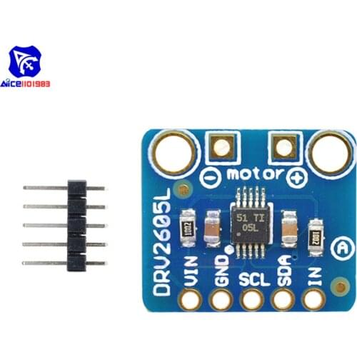 Diymore DRV2605L Haptic Motor Driver Module Buzzer Vibration Motor Controller Board Development Tools for Arduino DC 2 -5V