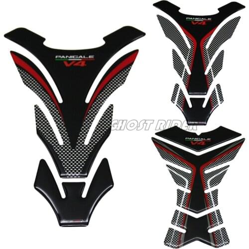 For Ducati Panigale V4 S R Speciale Decals 3D Resin Motorcycle Tank Pad Protector Case
