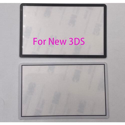 For Nintendo New 3DS 2015 Plastic Replacement Top Screen Black Cover Lens Repair Part