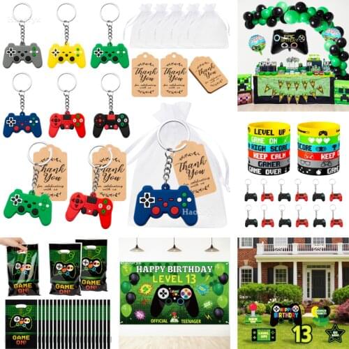 106Pcs Video Game Balloons Garland Arch Kits Birthday Parties Decor Favor Supplies Green Black Latex Game Foil St. Patricks Day