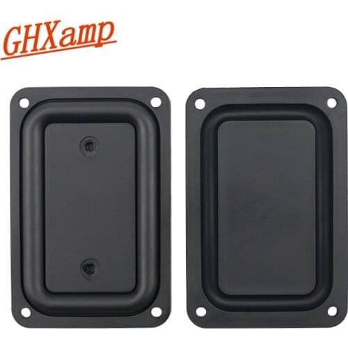 GHXAMP 45*68mm Bass Radiator Vibration Subwoofer Square Vibration Film strengthen low frequency radiator rubber diaphragm 2pcs