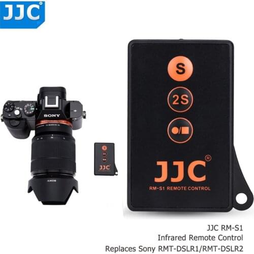 JJC Wireless IR Remote Control for SONY a9II a7SIII a77II a7RIII A7R IV a7S a6600 a6500 a6400 a6300 Replace RMT-DSLR1 RMT-DSLR2