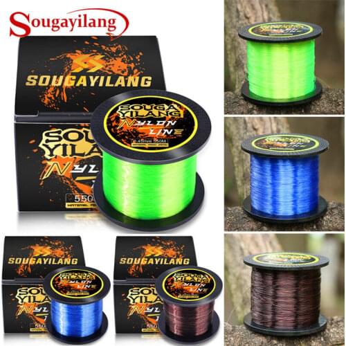 Sougayilang 100M Nylon Fishing Line Super Strong Monofilament Fishing Line 2-35LB Bass Carp Fish Fishing Accessories