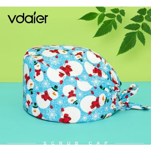 Wholesale dental surgery cap Tie Back Hats for Women & MenA djustable Working Cap scrub hat hats for women nurse hair cap