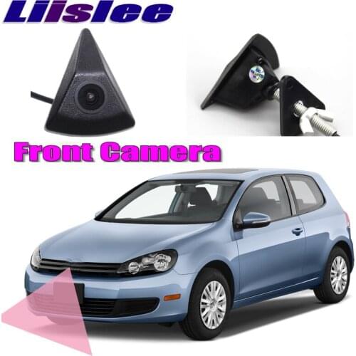 LiisLee Car Front Camera LOGO Front Grille CAM DIY Manually Control Front Camera For Volkswagen VW Golf MK6 / A6 5K 2008-2012