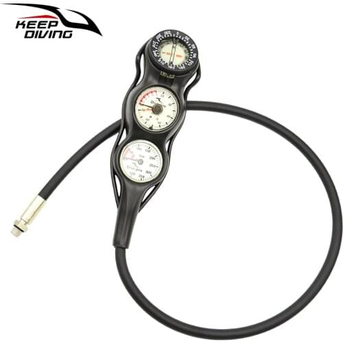 Professional Scuba Diving Compass Pressure Gauge Depth Gauge Submersible Dive Digital Glow in the dark